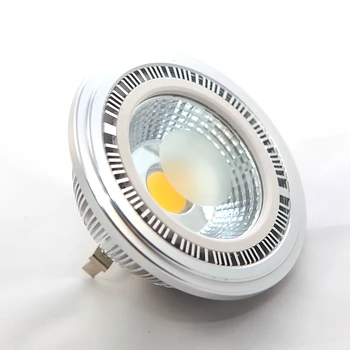 AR111 15W COB LED spotlámpa 15W AR111 LED lámpa ES111 QR111 LED mélyvilágító Süllyesztett mennyezeti lámpák alumínium DC12V AC85-265V