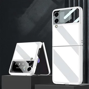 Fashion Phone Case porcelán kemény telefonhéj ultravékony védőtok Samsung Galaxy Z Flip 3 telefonvédőhöz