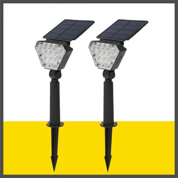 Fű lámpa LED nagy hatótávolságú Egyszerű telepítés Egy darabból összecsukható vízálló kerti kellékek Napelemes reflektorfény Napenergia Hosszú élettartam
