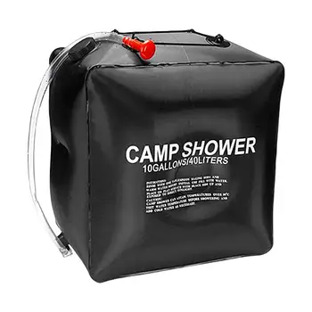 Vizes táskák 40L zuhanyfej Napenergia gyorsfűtés Kemping zuhanytáska Kemping horgászat Túravíz tároló táska Fürdőtáska