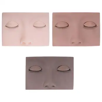 Lash Mannequin fej Szempilla hosszabbítás Manöken fej helyettesítve Szemhéjak smink fejekhez Kivehető szemhéjak gumi hordozható