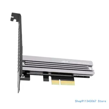 M.2 PCIe4.0 adapterkártya 2 konzol Alumíniumötvözet hűtőborda M.2 SSD-hez NVME Szállítás