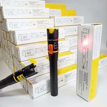 Új FTTH száloptikai tesztlámpa toll VFL 10mw optikai szál 10Km piros fényű toll optikai szál hibakereső