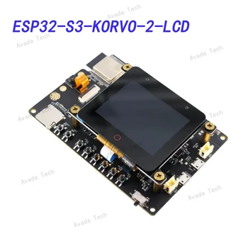 Avada Tech ESP32-S3-KORVO-2-LCD Ezt a bővítőkártyát az ESP32-S3-K alaplap egyéb tartozékaival együtt kell használni