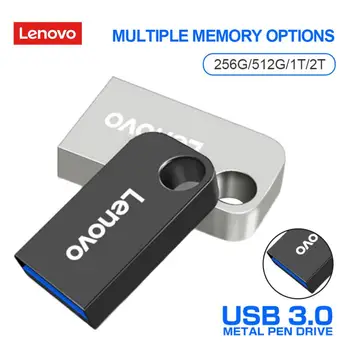 Lenovo USB 3.0 2TB 1TB 256GB High Speed Pen Drive vízálló Pendrive USB flash meghajtó Nagy sebességű 512GB Memoria asztali PC/PS-hez