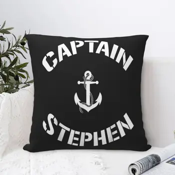 Hajó neve Vitorlás hajó kapitány Stephen párnahuzat párnahuzat párnahuzat Retro divatos párnahuzatok kanapé lakberendezéshez