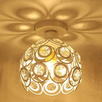 Exquisite kristály mennyezeti fényfedél E27 foglalatos medál lámpabúra Lakberendezés