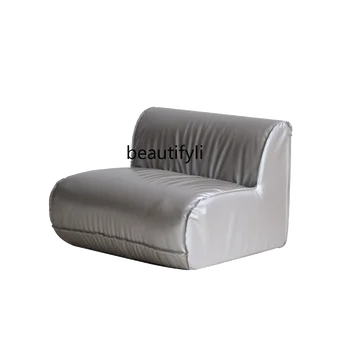 Egyszemélyes kanapé Ezüstbőr Kreatív design Kenyér kanapé Lusta kanapé