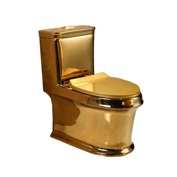 Arany WC Galvanizált arany WC-k gyártása Színes arany öblítéses WC-k Arany WC-k
