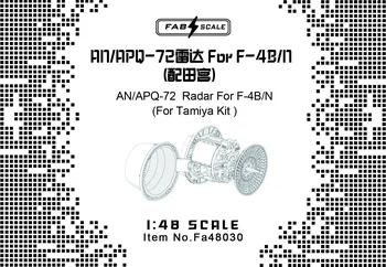 FAB FA48030 1/48 méretarányú AN/APQ-72 radar F-4B/N-hez (TAMIYA KIT-hez)