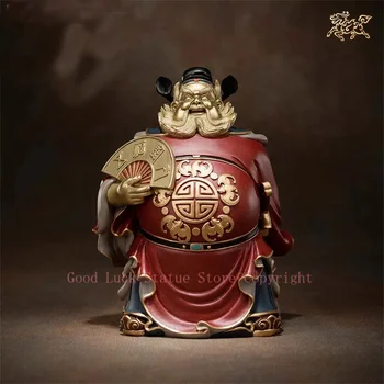 Ázsia Taoista mester HOME Store Talizmán kabalája TIAN SHI ZHONG KUI Ördögűzés hoz Sok szerencsét Áldd meg a családi bronzfaragó szobrot