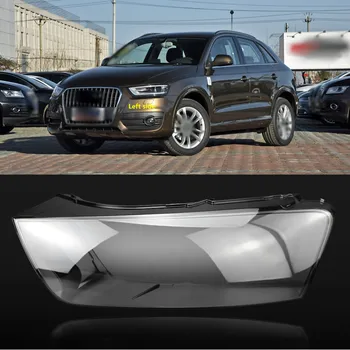 Autó első fényszórófedél lencse üveg fényszórók átlátszó lámpabúra lámpahéj maszkok Audi Q3 2016-2018