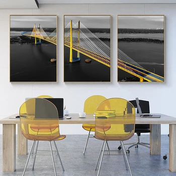 Modern tájnyomatok Bridge utazási plakátok Vászon festés Fali művészet képek Lakberendezés nappaliba hálószoba
