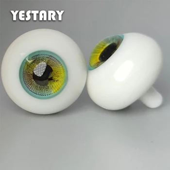 YESTARY BJD baba kiegészítők mozgatható üveg szemgolyók 1/3 1/4 1/6 méretű játékokhoz színes szemcsíkos üvegszemek BJD baba ajándékokhoz