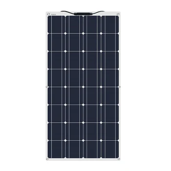 100W18V napelem rugalmas vízálló monokristályos szilícium napelem, amely alkalmas lakóautók és jachtok töltésére