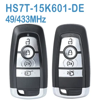 2 db/tétel HS7T-15K601-DE Auto Smart Remote 434,2MHz ID49 chip 4 gombok helyettesítik a kulcs nélküli Go autókulcsot a Ford Raptorhoz