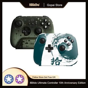 8BitDo Ultimate Controller - 10th Anniversary Limited Edition Bluetooth Gamepad joystick Nintendo Switch SteamOS Windows PC-hez