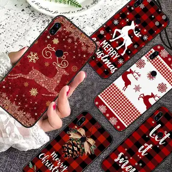 Boldog karácsonyt jávorszarvas kockás újévi ajándék telefontok Xiaomi Redmi jegyzethez 12 11 7 8 9 10 E s i T X jegyzet ultra X3 pro 5G 4G