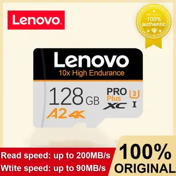 Lenovo 2TB Class 10 Micro TF SD kártya 1TB 512GB 256GB A2 nagysebességű flash memóriakártya 128GB Cartao de Memoria asztali számítógéphez / telefonhoz
