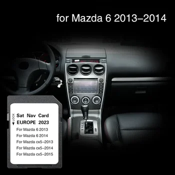 Fit for Mazda 6 2013 2014 Maps SD kártya EU térképek cserélhető CID SD kártya navigáció és GPS kártya