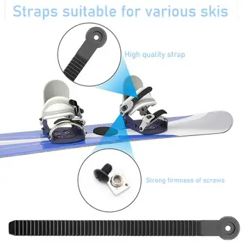 Snowboard felszerelés Tartós, könnyen telepíthető snowboard bokalétra heveder Csere Univerzális alkatrészek az egyszerűségért