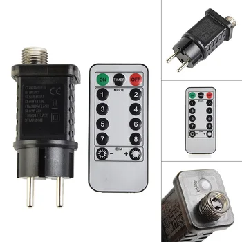 1db 220V-240V 50-60Hz 6W 31V LED Light tápegység IP44 transzformátor meghajtó adapter távirányítóval Időzítő Adpator