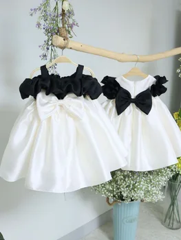 Fehér foltvirág lány ruha esküvőre gyerekek Gyerekek hercegnő születésnapi zsúr ruhák lányok báli ruha baba csecsemő gála jelmez