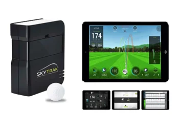 100% -ban hiteles SkyTrak Golf Simulator indító monitor tokkal