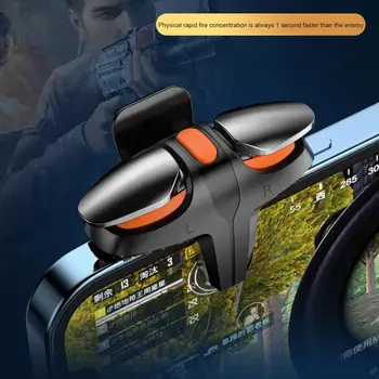 Frekvenciaváltó Tüzelési sebesség Gamepad Fokozza a mobil játékélményt állítható sebességgel 4 ujjas összekötő gamepad shooter
