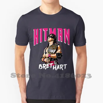 Bret Hart Hit Man ajándék rajongóknak és szerelmeseknek Cool Design divatos póló póló póló Bret Hart Hart Bret Bret Hart