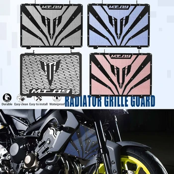  Motorkerékpár hűtőrácsvédő védő radiátorfedél Yamaha MT09 nyomjelzőhöz MT09 FZ09 2014-2017 2015 2016 XSR900 FJ09 