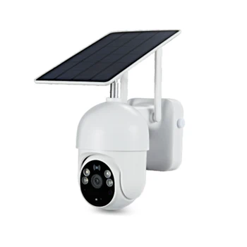 Tuya Solar 1080P kültéri 4G Sim kártya felügyelet Biztonsági CCTV 10400mAh akkumulátor PIR reflektorfény kamera EU sáv Nincs WiFi