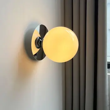 Kerek üvegfalú lámpa nappali étkező előszoba előszoba hálószoba dekoráció fali lámpa
