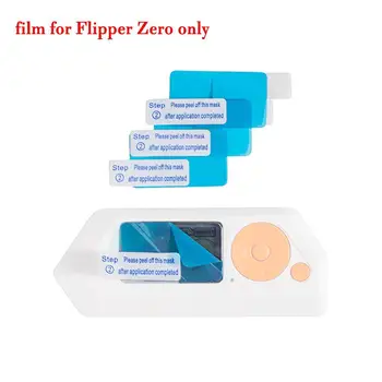 3db Flipper Zero képernyőfedélhez átlátszó HD játékkonzol képernyővédő fólia Flipper Zero-hoz Elektronikus játékkiegészítők