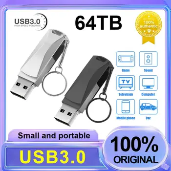 Lenovo tollmeghajtók 64TB 16TB Flash lemez 4TB 2TB U Stick 128GB USB 3.0 USB flash meghajtók vízálló USB memória laptopokhoz TV PC