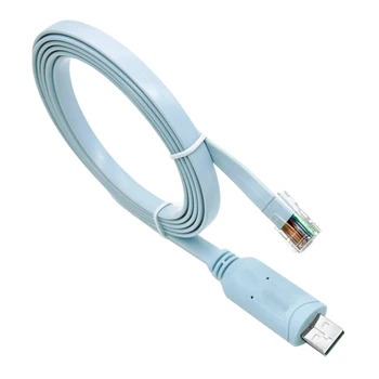 USB RJ45 konzol kábel 6ft FTDI Windows 8, 7, Vista, MAC, Linux RS232
