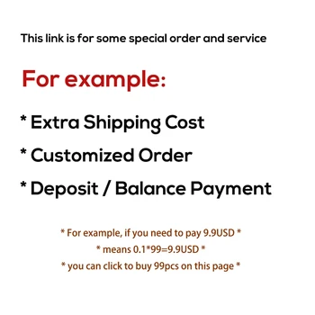 Néhány speciális megrendelés vagy szolgáltatás (extra szállítási költség, testreszabott megrendelés, letét vagy egyenlegfizetés)