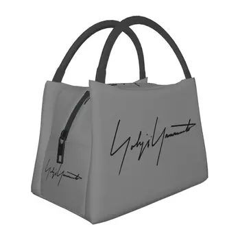 Custom Yohji Yamamoto uzsonnás táska női hűtő hőszigetelt uzsonnás doboz piknikhez kemping munka utazás