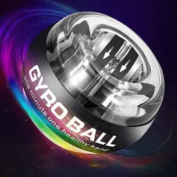 LED csuklóerő kézi labda önindító giroszkópos labda kar kéz izomerő edző gyakorlat csukló edző