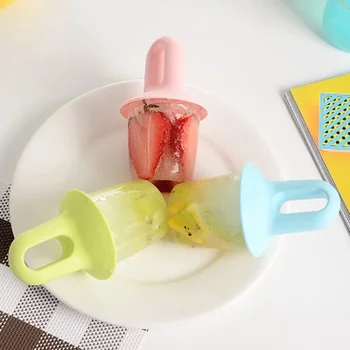 Ice Pops Mold fagylaltgolyó nyalóka készítő Popsicle formák Baba DIY étrend-kiegészítő eszköz