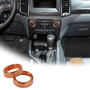 Ford Ranger 2015-2018 középkonzol hangerő hangoló gomb gomb borító dekoráció dekoráció belső kiegészítők