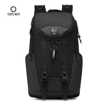 Ozuko Új férfi üzleti Ingázó számítógép hátizsák divat kültéri nagy kapacitású utazási sport vízálló hátizsák