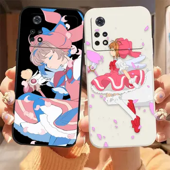 Anime Cardcaptor Sakura tok Xiaomi PCOO F3 M3 X2 X3 M4 A2 8 MIX 2 2S 3 4 F4 F5 M5 X4 X5 NFC GT Pro 4G 5G tok Funda