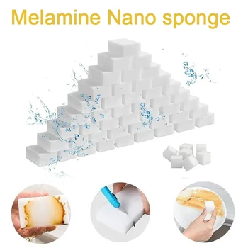Melamine Nano szivacs mágikus szivacsradír konyhai irodai fürdőszobai melamin Home nano tisztító szivacs szerszámok 10x6x2cm