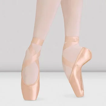 Balett tánccipők Gyermek és felnőtt balett Pointe cipők Professzionális szalagokkal Cipők Nő Zapatos Mujer tornacipők Női lányok