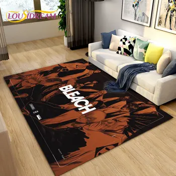 Anime Bleach Japan rajzfilmterület szőnyeg nagy, szőnyeg a nappalihoz hálószoba kanapé lábtörlő dekoráció, gyerek játék csúszásmentes padlószőnyeg