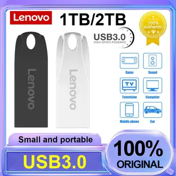 Lenovo 2TB USB flash meghajtók 128GB Pen Drive USB 3.0 nagy sebességű Pendrive 1TB fém USB Stick Ingyenes szállítás laptop notebook PC-hez