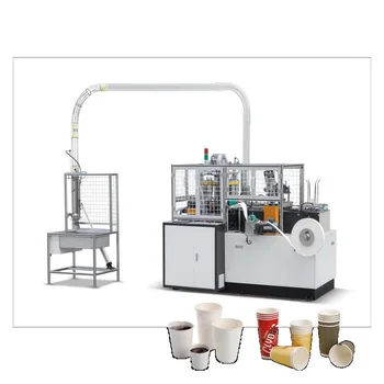 Teljesen automatikus nagysebességű kávépapír csésze készítő gép Papírpohár gép gyártók