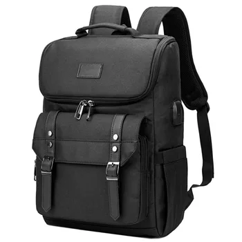 Női hátizsák laptop utazótáska Diák iskolatáska Oxford férfi hátizsákok USB port Üzleti út Carry On poggyászcsomag hátizsák
