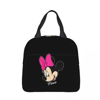 Disney Mickey és barátai szigetelt uzsonnás táska nagy kapacitású Minnie egér újrafelhasználható hőtáska Tote uzsonnás doboz Főiskola kültéri